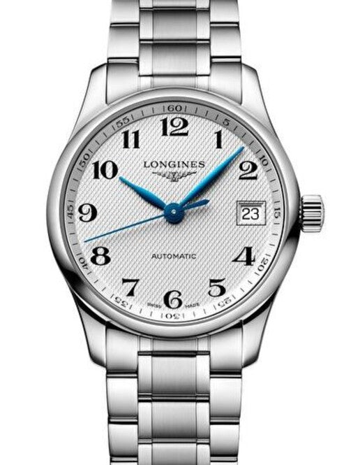 Longines Master Collection Srebrny 34 mm Stal L2.357.4.78.6