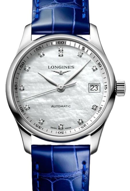 Longines Master Collection Masa perłowa 34 mm Stal L2.357.4.87.0