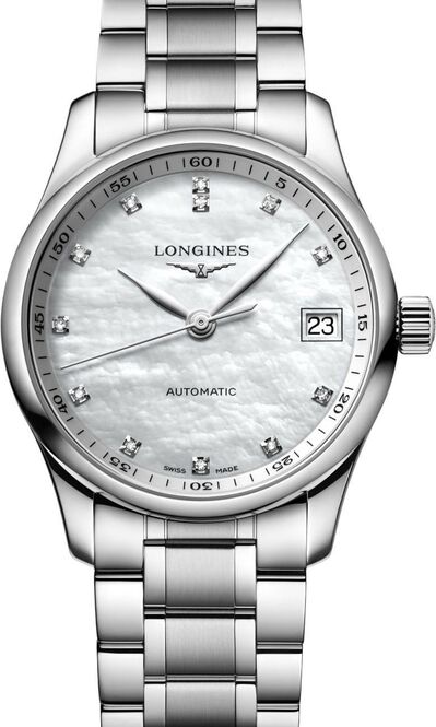 Longines Master Collection Masa perłowa 34 mm Stal L2.357.4.87.6