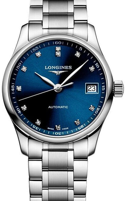 Longines Master Collection Niebieski 34 mm Stal L2.357.4.97.6