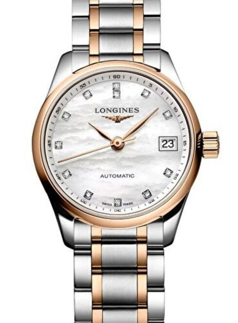 Longines Master Collection Masa perłowa 34 mm Złoto/Stal L2.357.5.89.7