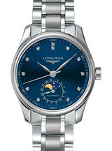 Longines Master Collection Niebieski 40 mm Stal L2.409.4.97.6
