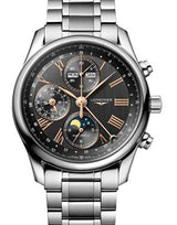Longines Master Collection Czarny 40 mm Stal L2.673.4.61.6