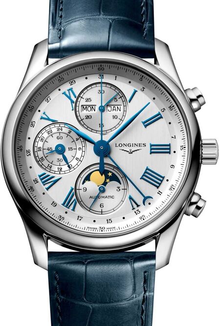 Longines Master Collection Srebrny 40 mm Stal