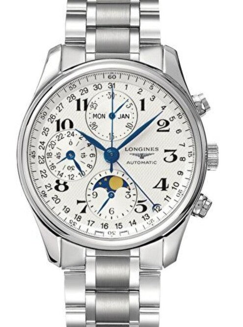 Longines Master Collection Srebrny 40 mm Stal L2.673.4.78.6