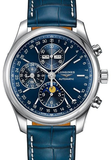 Longines Master Collection Niebieski 40 mm Stal L2.673.4.92.0