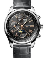 Longines Master Collection Czarny 42 mm Stal L2.773.4.61.2