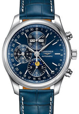 Longines Master Collection Niebieski 42 mm Stal L2.773.4.92.0