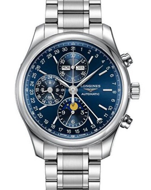 Longines Master Collection Niebieski 42 mm Stal L2.773.4.92.6