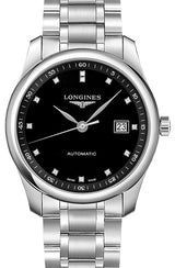 Longines Master Collection Czarny 40 mm Stal L2.793.4.57.6