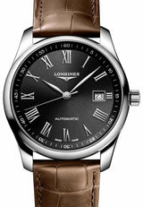 Longines Master Collection Czarny 40 mm Stal L2.793.4.59.2