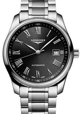 Longines Master Collection Czarny 40 mm Stal L2.793.4.59.6