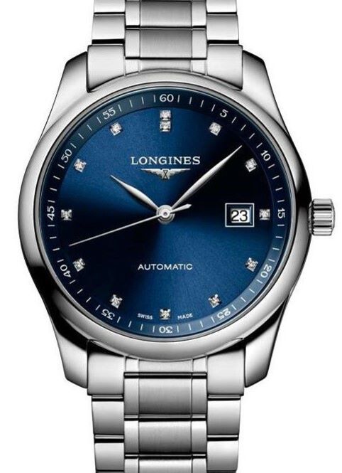 Longines Master Collection Niebieski 40 mm Stal L2.793.4.97.6