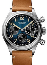 Longines Avigation Niebieski 41 mm Tytan L2.816.1.93.2