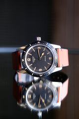 Longines Heritage Czarny 42 mm Stal