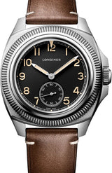 Longines Pilot Majetek Czarny 43 mm Stal L2.838.4.53.0