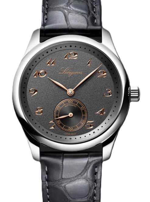 Longines Master Collection Szary 39 mm Stal L2.843.4.63.2