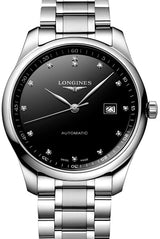 Longines Master Collection Czarny 42 mm Stal L2.893.4.57.6