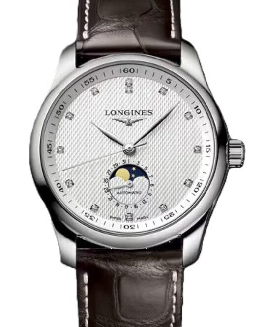 Longines Master Collection Srebrny 40 mm Stal L2.909.4.77.3