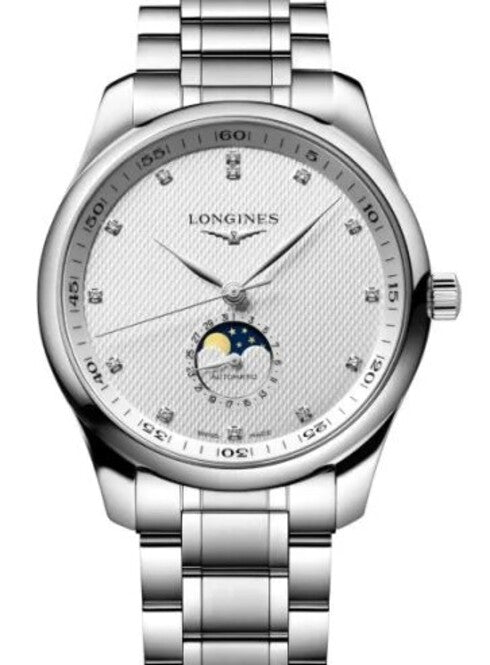 Longines Master Collection Srebrny 42 mm Stal L2.919.4.77.6
