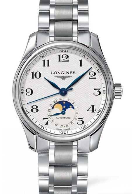 Longines Master Collection Srebrny 42 mm Stal L2.919.4.78.6