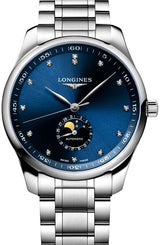 Longines Master Collection Niebieski 42 mm Stal L2.919.4.97.6