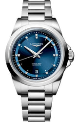 Longines Conquest Niebieski 30 mm Stal L3.320.4.97.6