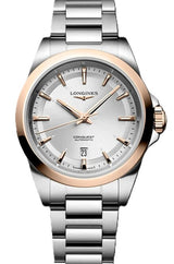 Longines Conquest Srebrny 30 mm Złoto/Stal L3.320.5.72.6