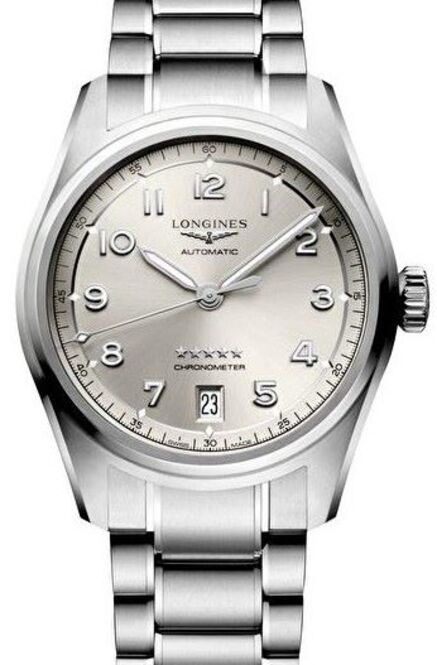Longines Spirit Szampański 37 mm Stal L3.410.4.63.6