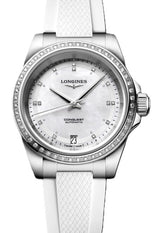 Longines Conquest Masa perłowa 34 mm Stal L3.430.0.87.9