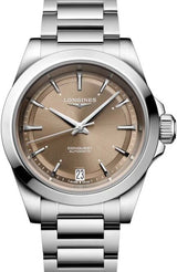 Longines Conquest Brązowy 34 mm Stal L3.430.4.62.6