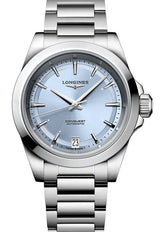 Longines Conquest Niebieski 34 mm Stal L3.430.4.92.6