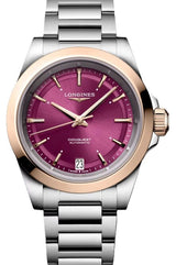 Longines Conquest Fioletowy 34 mm Złoto/Stal L3.430.5.98.6