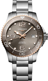 Longines HydroConquest Szary 39 mm Stal L3.780.3.78.6