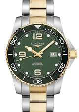Longines HydroConquest Zielony 41 mm Stal L3.781.3.06.7