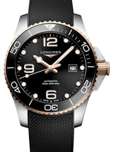 Longines HydroConquest Czarny 43 mm Stal L3.782.3.58.9