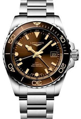 Longines HydroConquest Brązowy 41 mm Stal L3.790.4.66.6