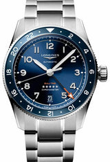 Longines Spirit Niebieski 39 mm Stal L3.802.4.93.6