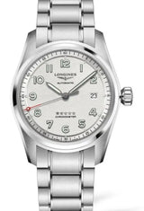 Longines Spirit Srebrny 40 mm Stal L3.810.4.73.6