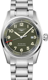 Longines Spirit Zielony 42 mm Stal L3.811.4.03.6