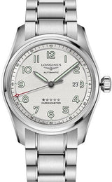 Longines Spirit Srebrny 42 mm Stal L3.811.4.73.6