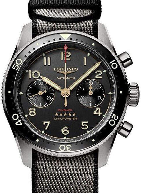 Longines Spirit Flyback Szary 42 mm Tytan L3.821.1.53.2