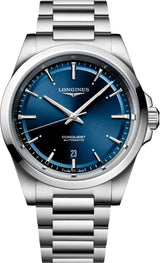 Longines Conquest Niebieski 41 mm Stal L3.830.4.92.6