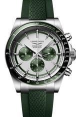 Longines Conquest Srebrny 42 mm Stal L3.835.4.02.9