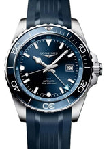 Longines HydroConquest Niebieski 43 mm Stal L3.890.4.96.9