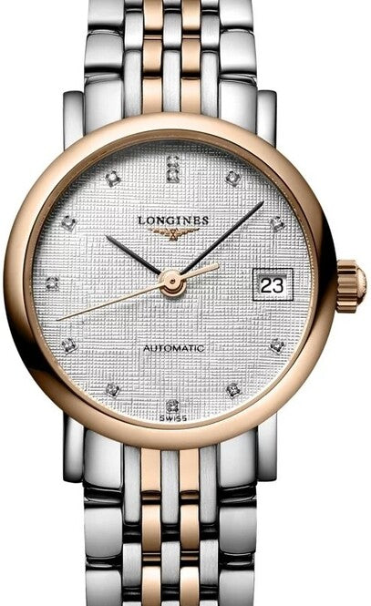 Longines Elegant Srebrny 25 mm Stal L4.309.5.79.7