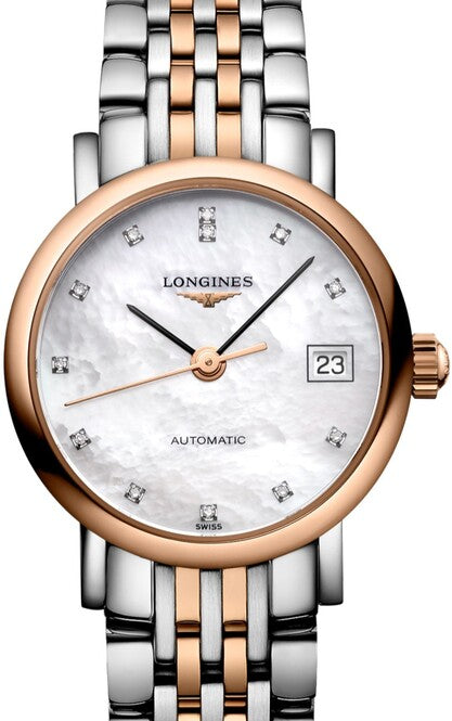 Longines Elegant Srebrny 25 mm Stal L4.309.5.80.7