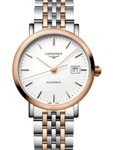 Longines Elegant Biały 29 mm Stal L4.310.5.19.7