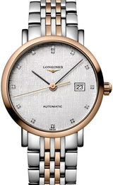 Longines Elegant Srebrny 29 mm Stal L4.310.5.79.7