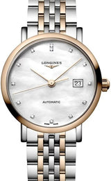 Longines Elegant Biały 29 mm Stal L4.310.5.80.7